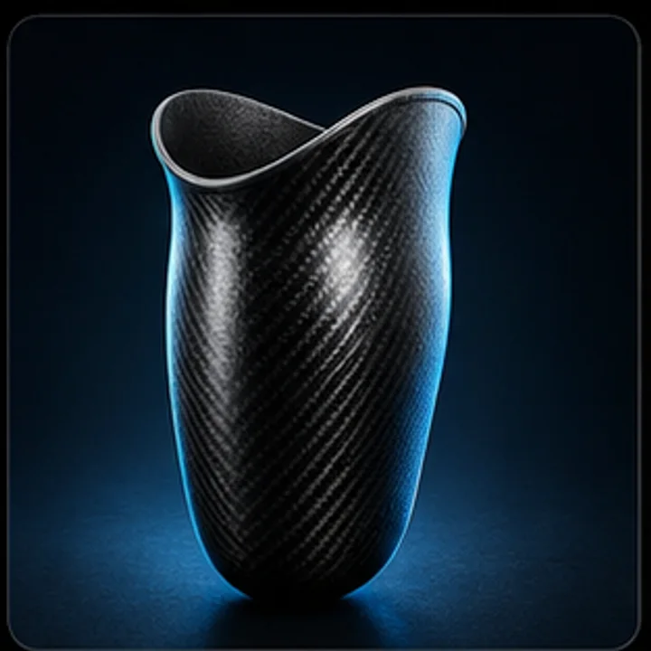 Carbon Fiber Socket product render